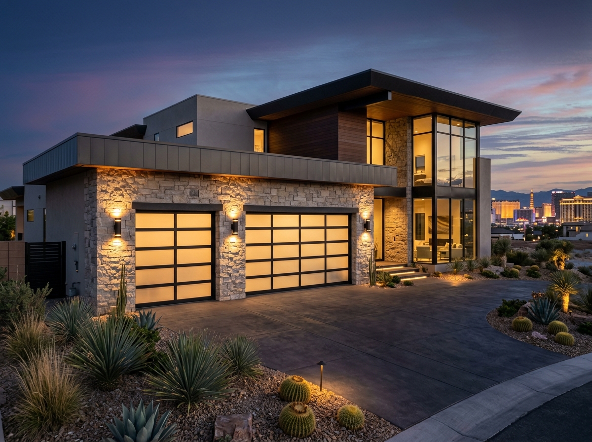Modern Insulated Garage Door Installation Las Vegas